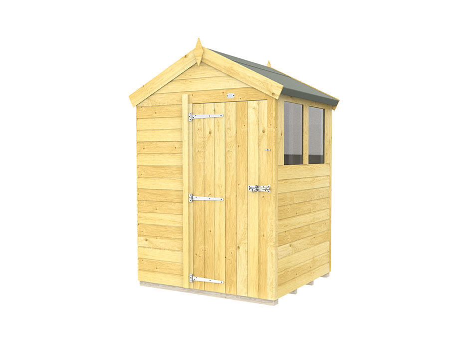 5ft x 4ft Apex Shed