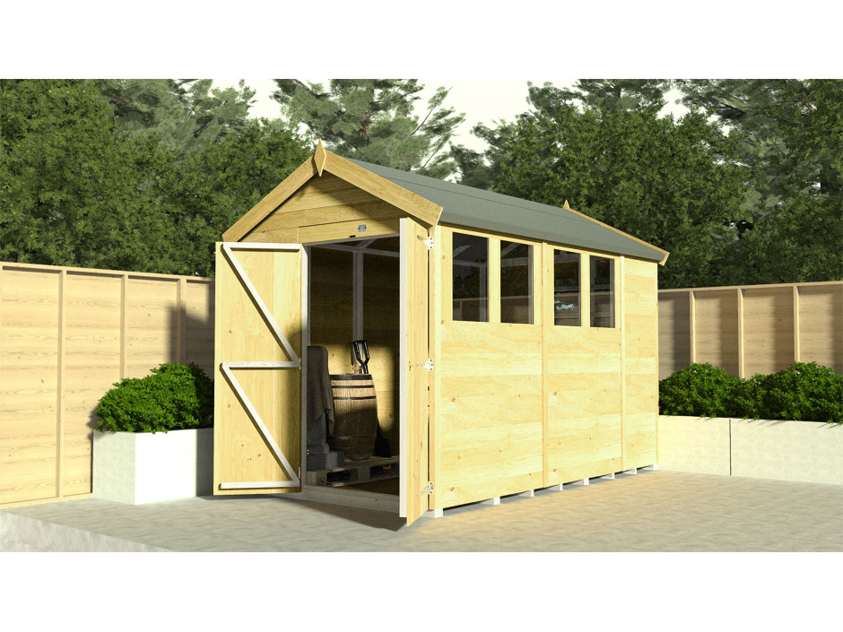 4ft x 11ft Apex Shed