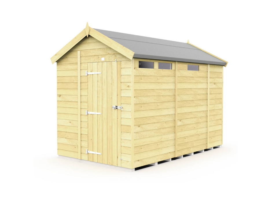6ft x 9ft Apex Security Shed