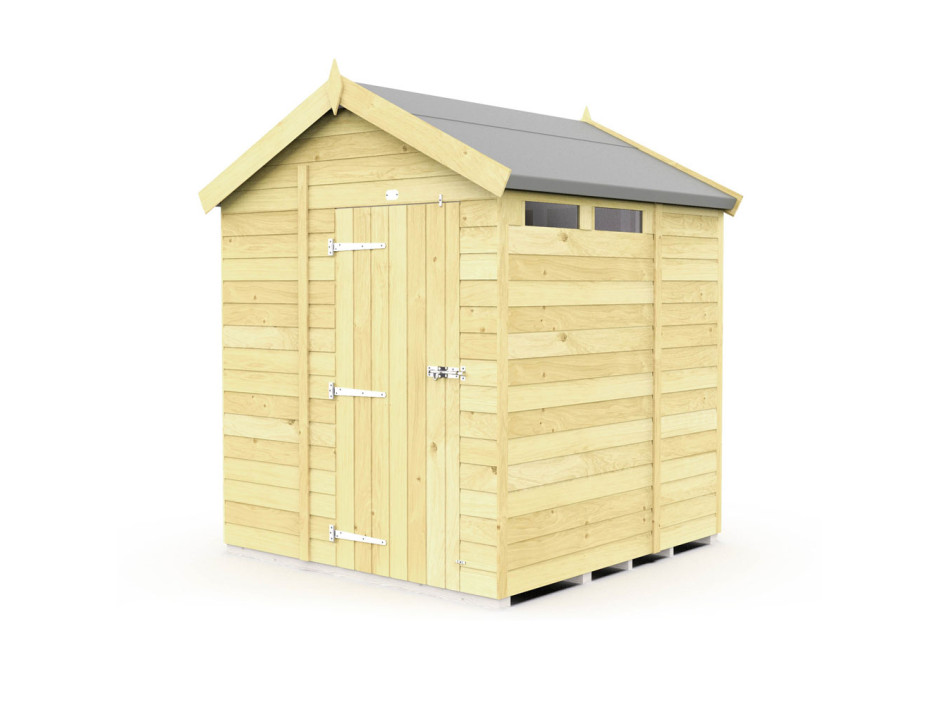 7ft x 6ft Apex Security Shed