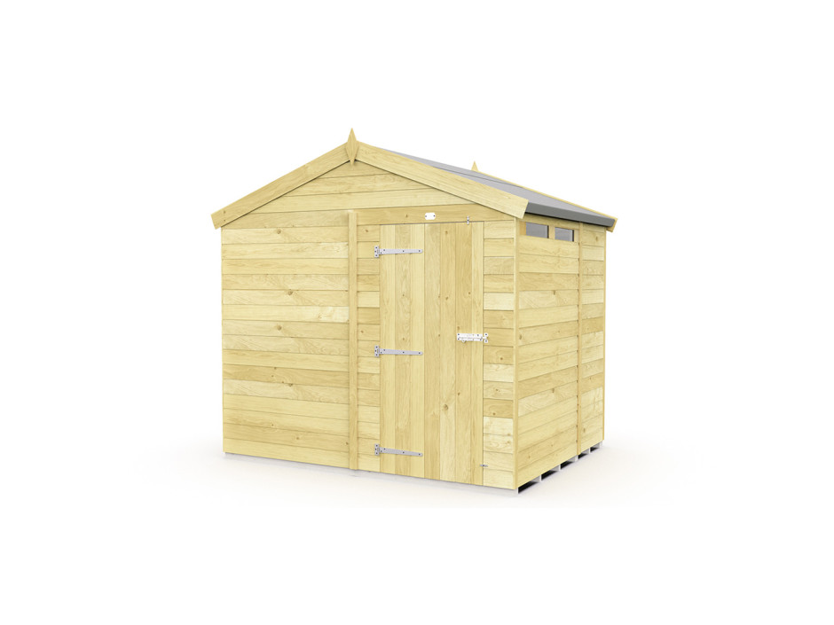 8ft x 7ft Apex Security Shed