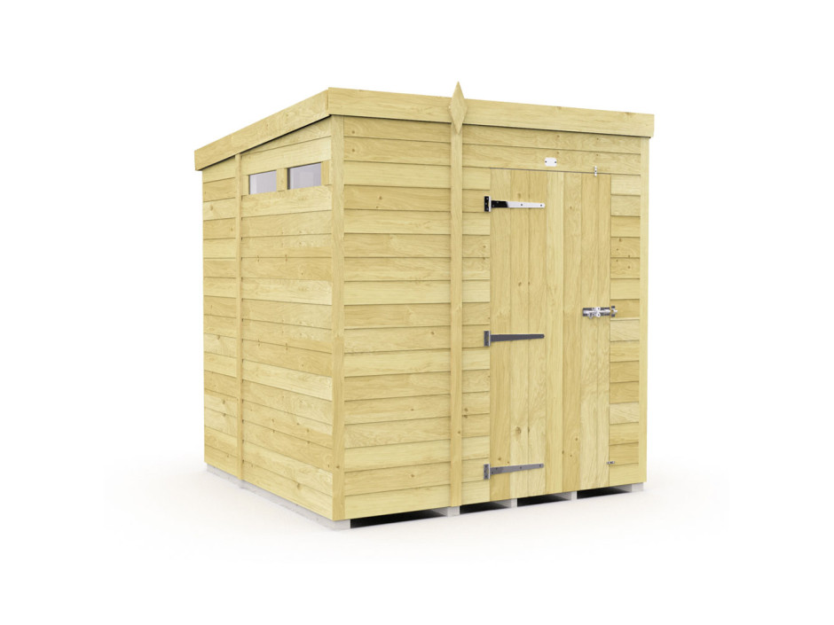 5ft x 6ft Pent Security Shed
