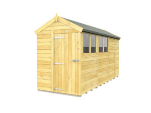 5ft x 13ft Apex Shed in garden setting