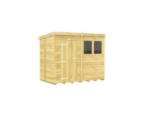 8ft x 5ft Pent Shed with weatherproof timber cladding