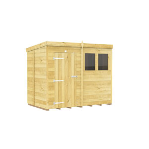 8ft x 5ft Pent Shed with weatherproof timber cladding