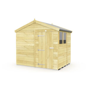 8ft x 7ft Apex Shed with wooden tongue and groove cladding