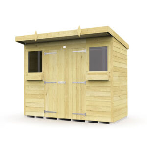 8ft x 4ft Pent Summer Shed