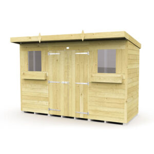 10ft x 4ft Pent Summer Shed