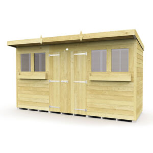 12ft x 4ft Pent Summer Shed