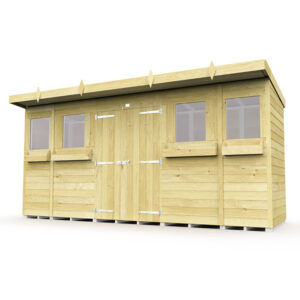 14ft x 4ft Pent Summer Shed