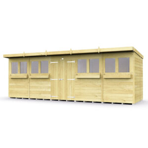 20ft x 6ft Pent Summer Shed