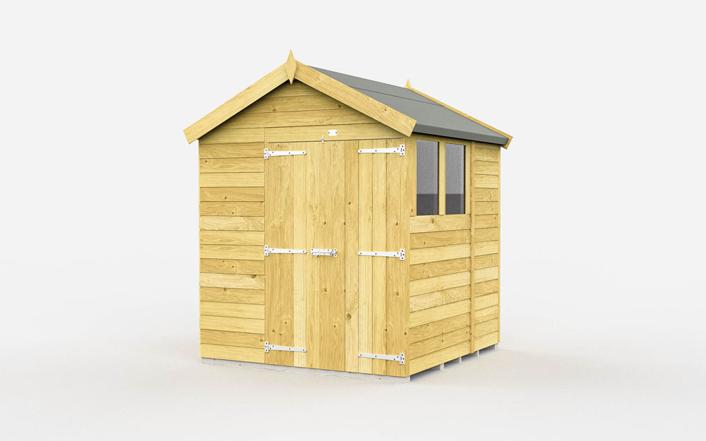 6ft x 7ft Apex Shed - Image 4