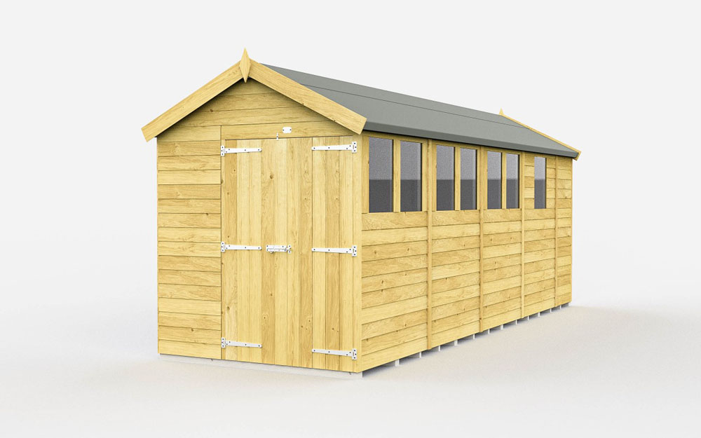 7ft x 17ft Apex Shed - Image 4