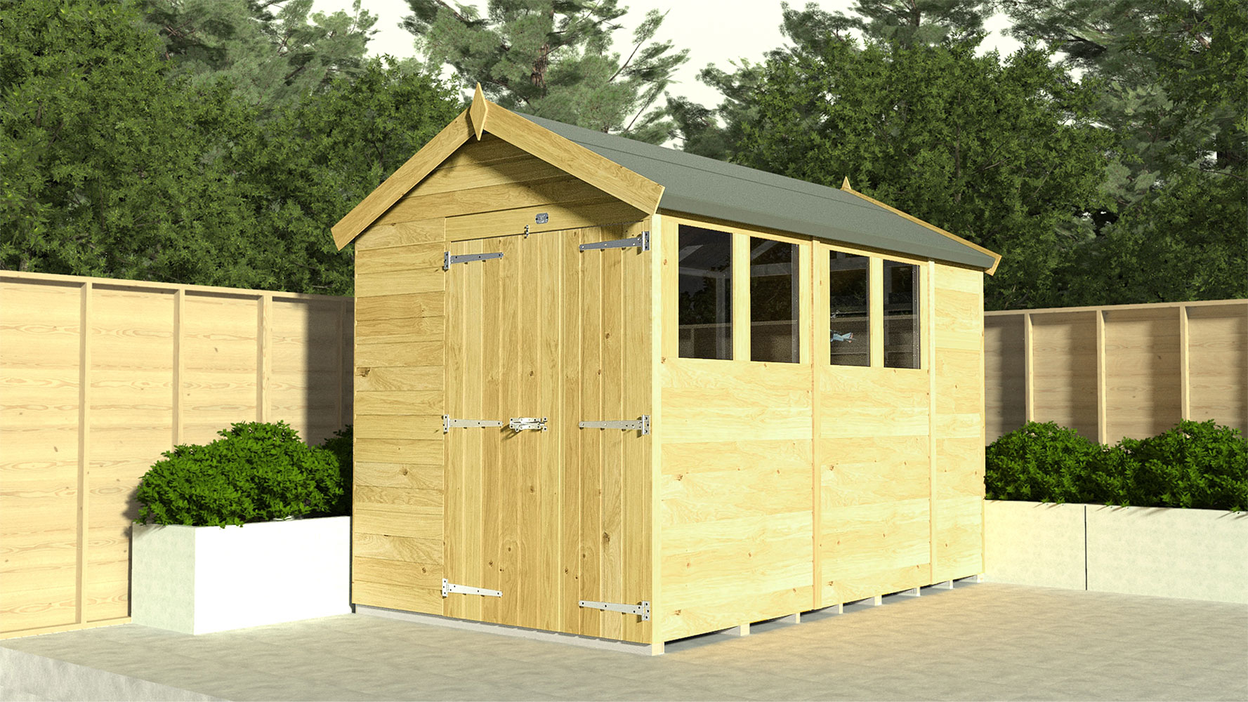 7ft x 17ft Apex Shed - Image 11