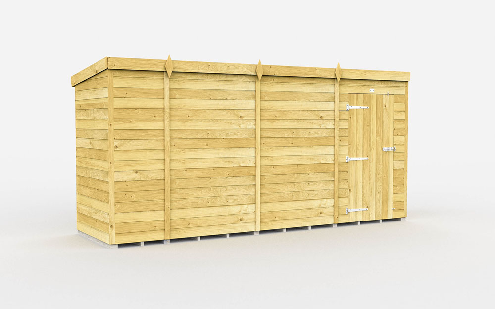 13ft x 4ft Pent Shed - Image 2