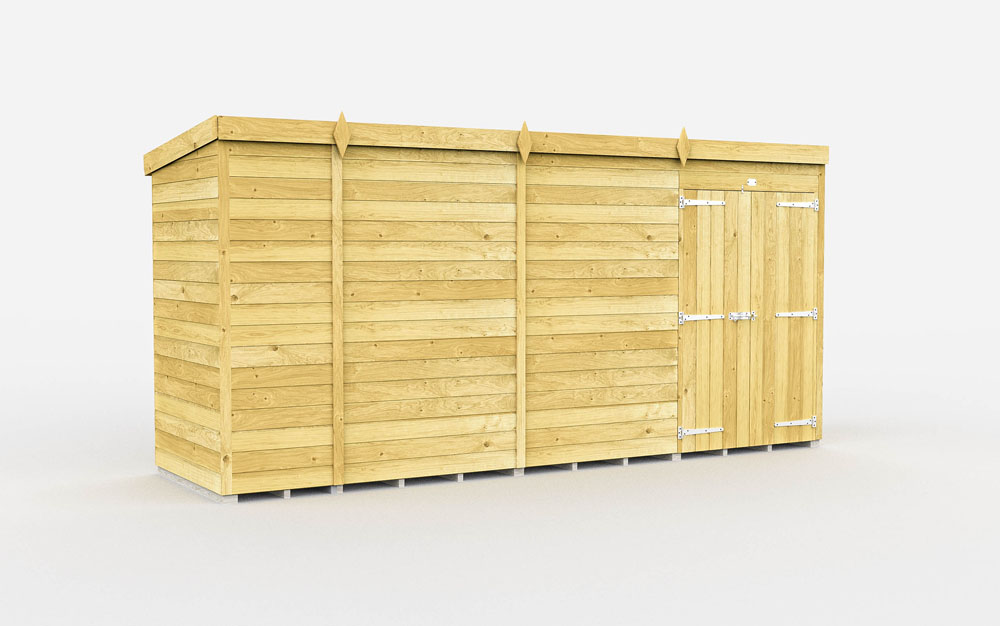13ft x 4ft Pent Shed - Image 3