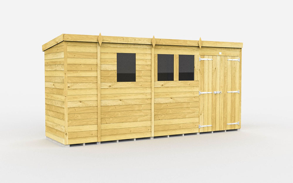 13ft x 4ft Pent Shed - Image 4
