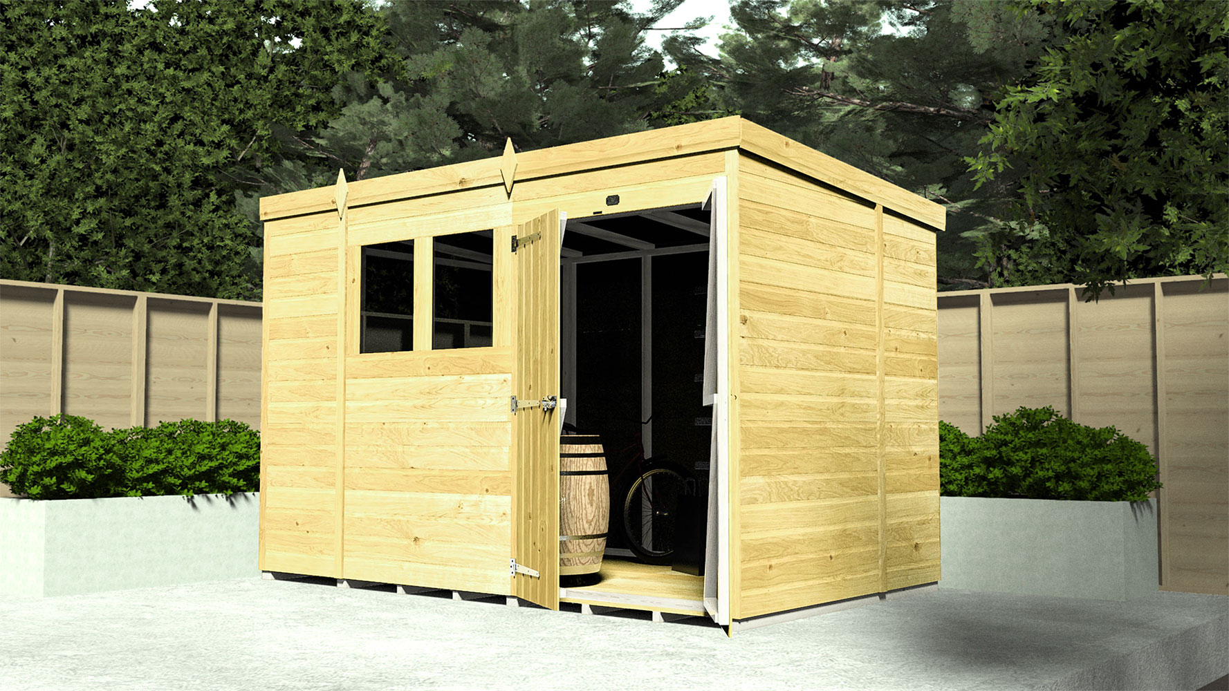 13ft x 4ft Pent Shed - Image 12
