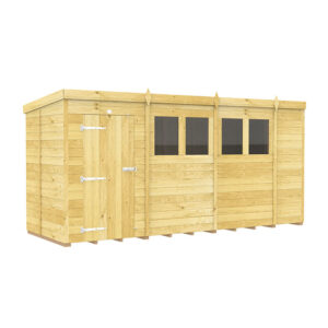 14ft x 5ft Pent Shed