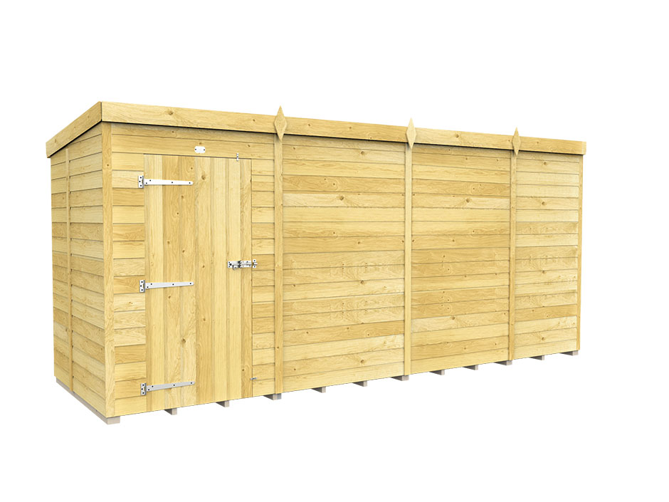 15ft x 5ft Pent Shed - Image 2
