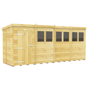 16ft x 5ft Pent Shed