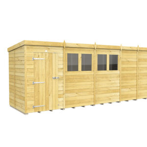 17ft x 5ft Pent Shed