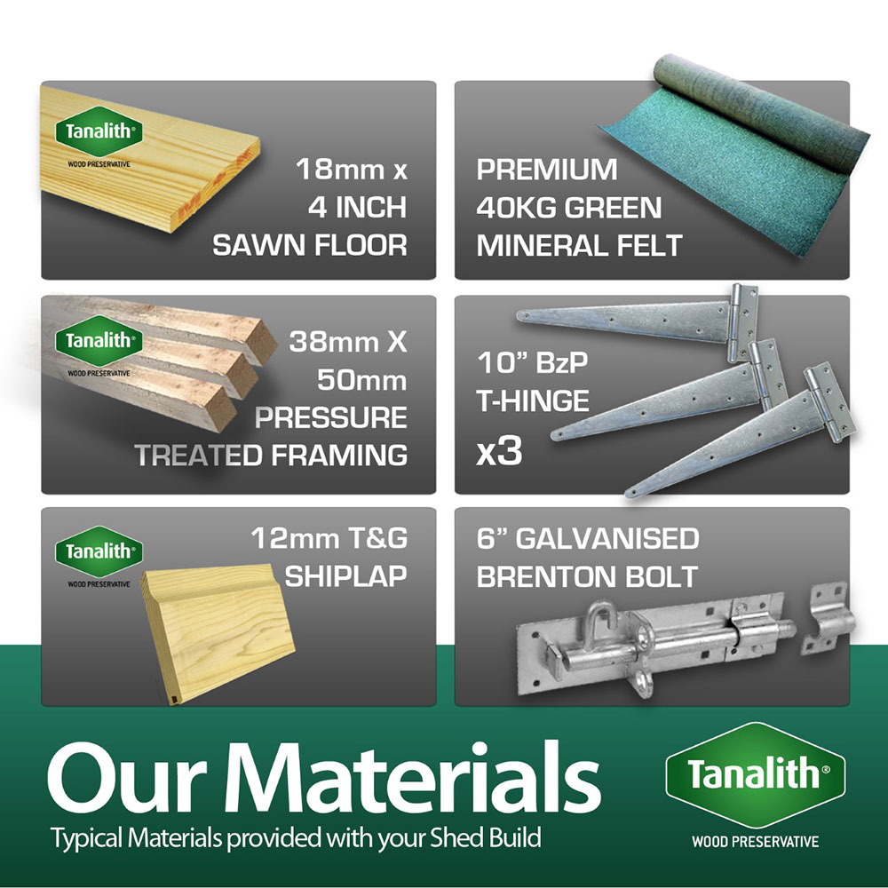 6ft x 10ft Apex Security Shed - Image 3