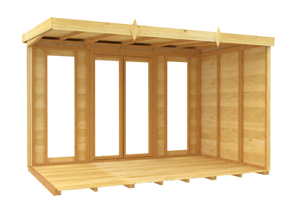 10ft x 6ft Pent Summer House (Full Height Window) - Image 3