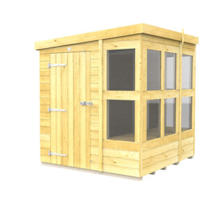 6ft x 6ft Pent Potting Shed