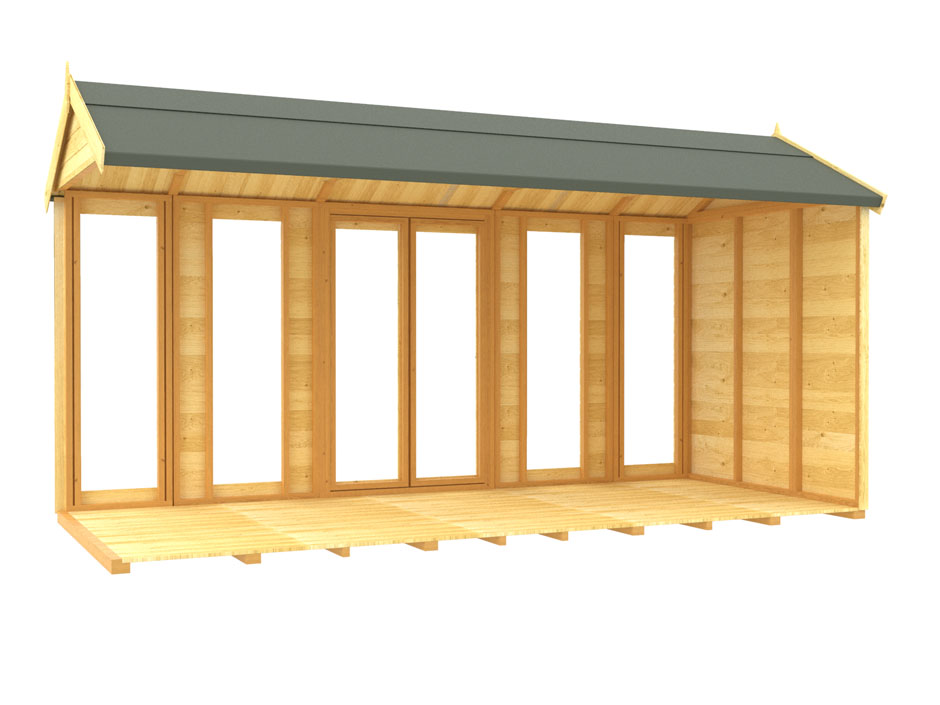 6ft x 14ft Apex Summer House (Full Height Window) - Image 3