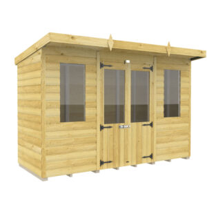 10ft x 4ft Pent Summer House Loglap