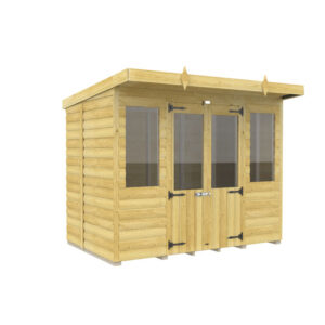 8ft x 5ft Pent Summer House Loglap