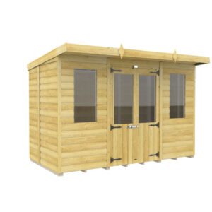 10ft x 5ft Pent Summer House Loglap