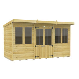 12ft x 6ft Pent Summer House Loglap
