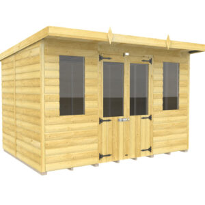 10ft x 7ft Pent Summer House Loglap