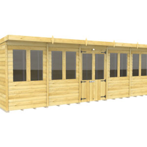 20ft x 7ft Pent Summer House Loglap