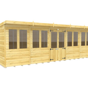 20ft x 8ft Pent Summer House Loglap