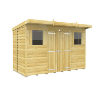 10ft x 5ft Pent Summer Shed Loglap