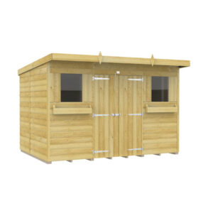 10ft x 7ft Pent Summer Shed Loglap